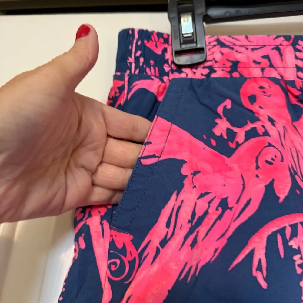 Lilly Pulitzer Katia Shorts Indigo Night Caw print size‎ XS